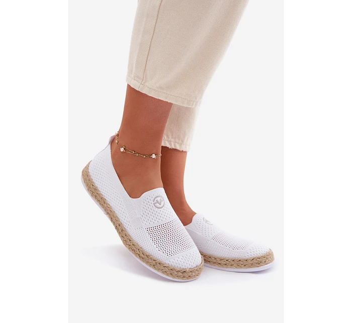 Dámské espadrilky model 22067174 Bílé - VINCEZA