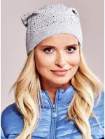 Dámská čepice AT CZ 1716501 světle šedá
