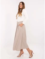 Spódnica IT SD model 21441143 beżowy - FPrice Spódnica IT SD model 21441143 beżowy - FPrice