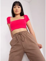 Spodnie LK SP brązowy model 18650644 - FPrice Spodnie LK SP brązowy model 18650644 - FPrice