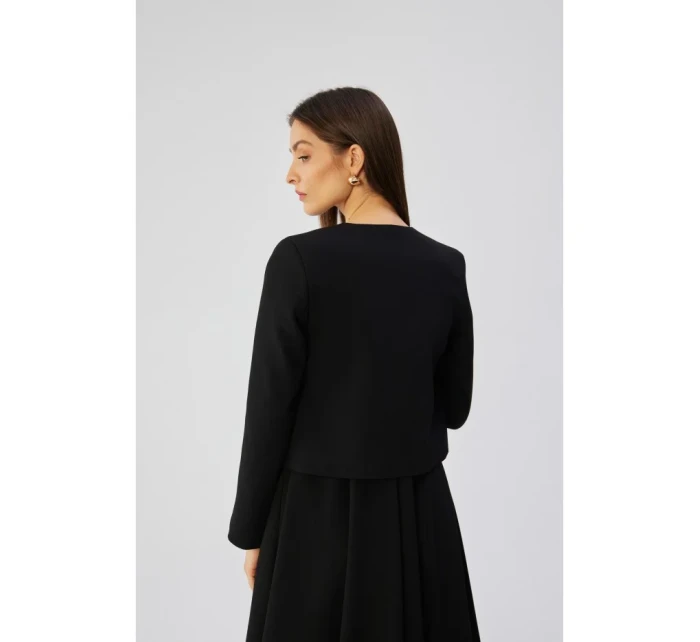 model 19647511 Blejzr s otevřenou přední částí černý - STYLOVE