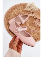 Dětské třpytivé balerínky se zapínáním na suchý zip, Pink Jeylin Dětské třpytivé balerínky se zapínáním na suchý zip, Pink Jeylin