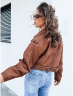 Dámská kožená bunda BADEN camel FashionStreet TY4337