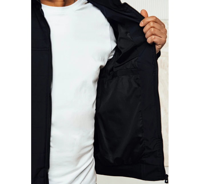 FashionStreet pánská tmavě modrá přechodná bunda TX5006 FashionStreet pánská tmavě modrá přechodná bunda TX5006