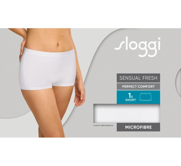 Dámské kalhotky Sensual Fresh Short - WHITE - Sbílé 0003 - SLOGGI Dámské kalhotky Sensual Fresh Short - WHITE - Sbílé 0003 - SLOGGI