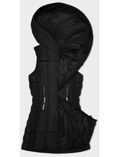 Černá dámská vesta s kapucí S'West (B8225-1)