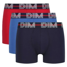 Pánské boxerky 3 ks DIM POWERFUL BOXERS 3x - DIM - červená Pánské boxerky 3 ks DIM POWERFUL BOXERS 3x - DIM - červená
