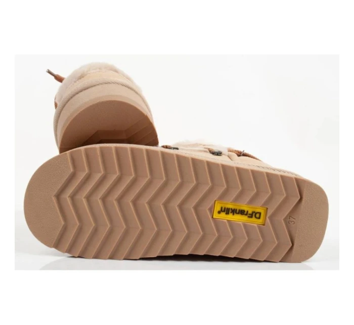 D.Franklin dámské zimní boty [DFSH370011-BEIG] dámské