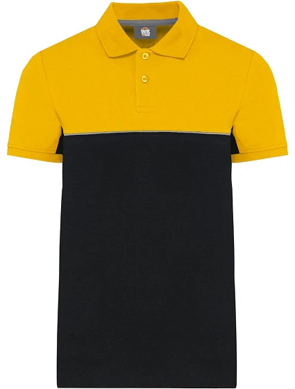 WK WK 210 Pracovní piqué polo 20.W210 black/yellow WK WK 210 Pracovní piqué polo 20.W210 black/yellow