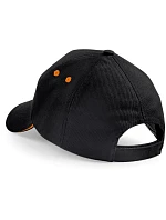 Beechfield B 15C 5 panelová sandwich kšiltovka 53.015C black/orange Beechfield B 15C 5 panelová sandwich kšiltovka 53.015C black/orange