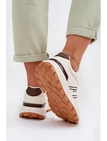 Dámské tenisky na platformě Big Star model 22042715 HiPoly System Béžové - Big Star Shoes