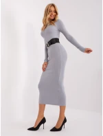 Sukienka EM SK model 21898756 szary - FPrice Sukienka EM SK model 21898756 szary - FPrice