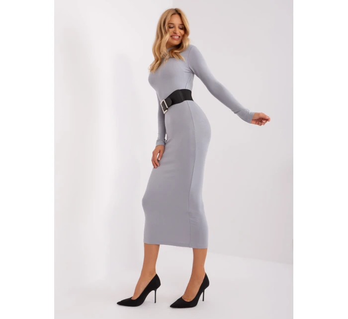 Sukienka EM SK model 21898756 szary - FPrice Sukienka EM SK model 21898756 szary - FPrice