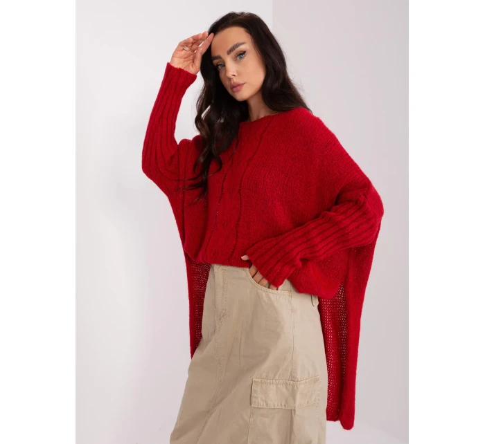 Jumper TW SW BI 559.45 tmavě červená