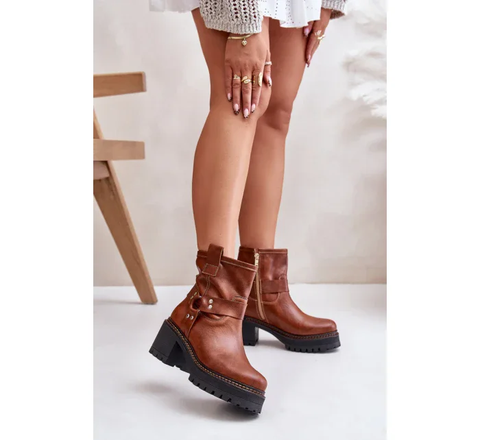 Boty na podpatku  model 201543 Step in style