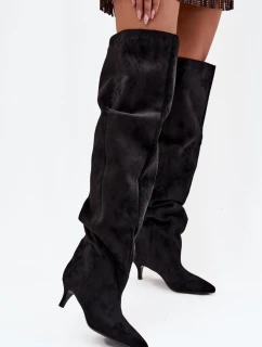 Kozačky na podpatku  model 219139 Step in style