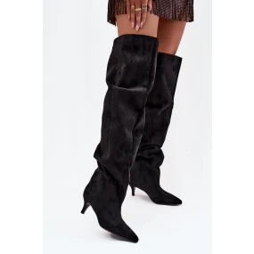 Kozačky na podpatku  model 219139 Step in style