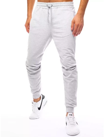 Pánské šedé teplákové kalhoty model 21963203 - Dstreet