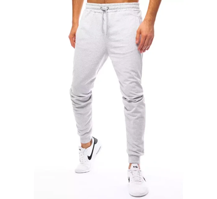 Pánské šedé teplákové kalhoty model 21963203 - Dstreet