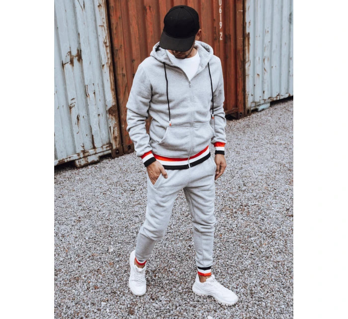 Pánské světle šedé tepláky Dstreet model 21971513 - FashionStreet