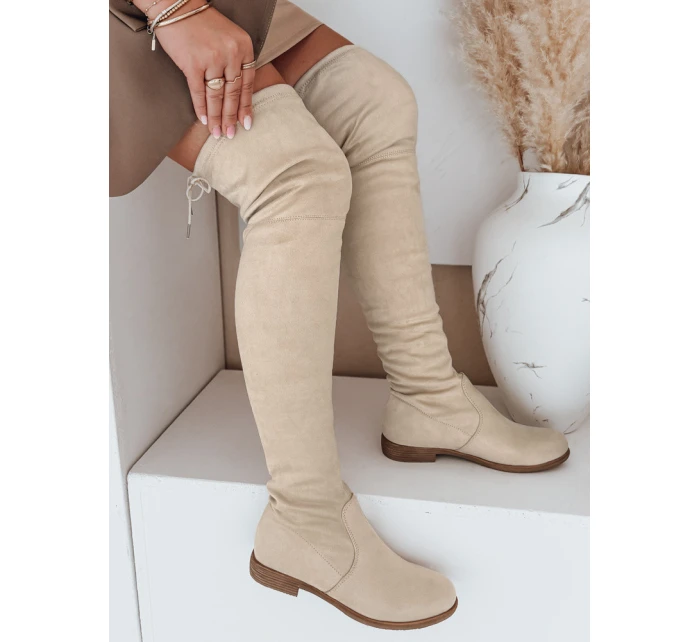 FashionStreet béžové dámské boty ZY0573