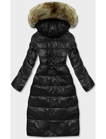 PIKOWANA DŁUGA KURTKA DAMSKA CZARNA model 21245584 - Glakate PIKOWANA DŁUGA KURTKA DAMSKA CZARNA model 21245584 - Glakate