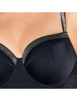 Dámské jednodílné plavky 63 black plus - AVA