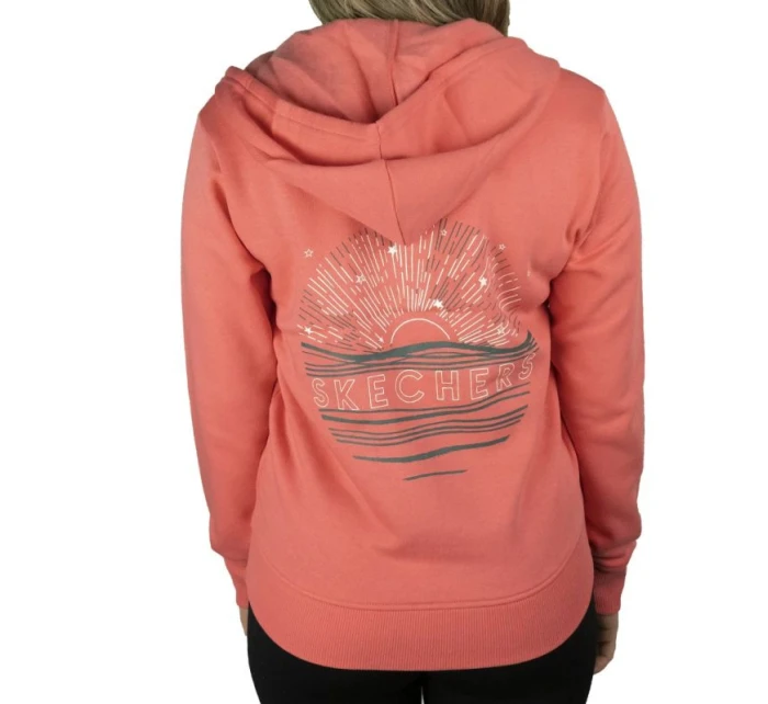 Skechers Mikina s kapucí WJA267-CRL Pink XS Skechers Mikina s kapucí WJA267-CRL Pink XS