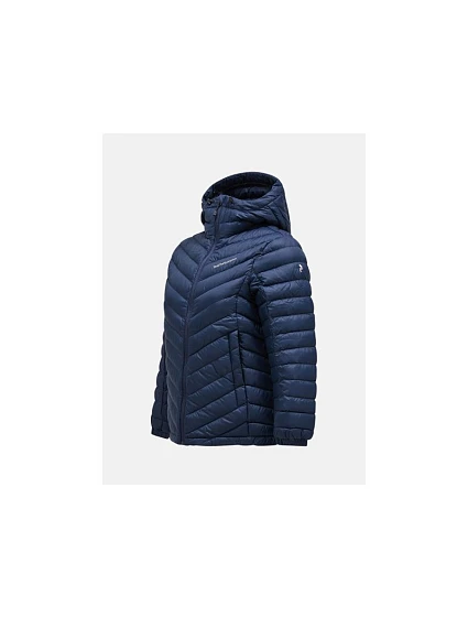 W model 21448610 Down Hood Jacket námořnická modrá - Peak Performance