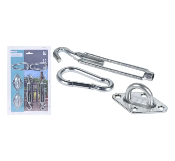 SADA DRŽÁKŮ PRO UPEVNĚNÍ SLUNEČNÍ PLACHTY