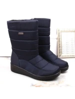 Dámské vysoké sněhule W EVE436B navy blue - Novinky