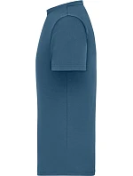 Pánské bio tričko s jemným žebrováním 02. dusty blue model 22446041 - Daiber Pánské bio tričko s jemným žebrováním 02. dusty blue model 22446041 - Daiber