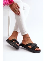 Dámské Sandály Na Ploché Podrážce  Černé model 21661826 - Zaxy