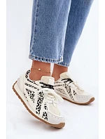 Kožené Semišové Dámské Tenisky Big Star model 22074797 Bílé - Big Star Shoes