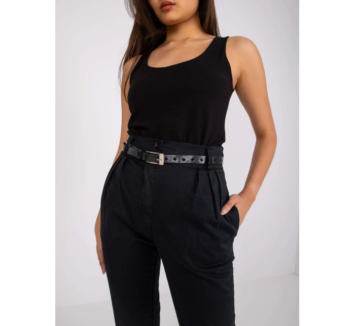 Spodnie DHJ SP model 20961811 czarny - FPrice Spodnie DHJ SP model 20961811 czarny - FPrice