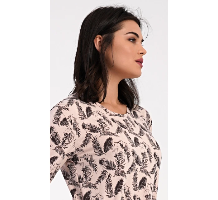 Dámské domácí šaty s dlouhým rukávem Isabela