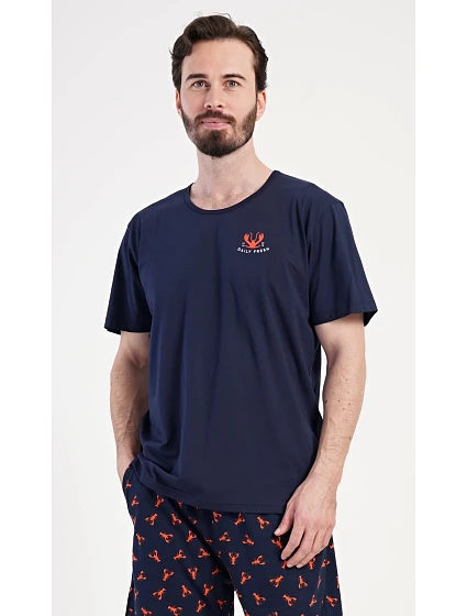 Pánské pyžamo šortky model 22407107 - Vienetta MAN Pánské pyžamo šortky model 22407107 - Vienetta MAN