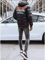 Pánská oboustranná zimní bunda zelená FashionStreet TX4199