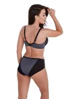 Polovyztužená dámská podprsenka semi soft BS  Grafitová barva model 19155488 - Gaia
