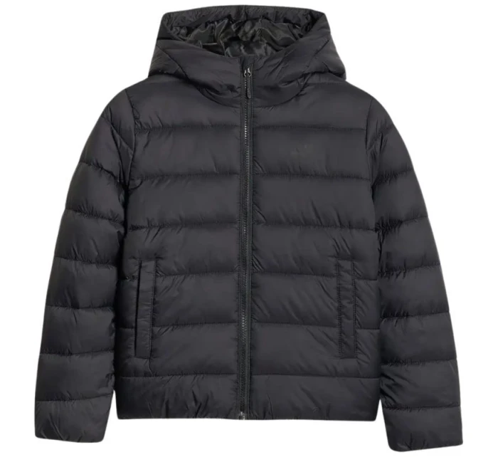 Dětská péřová bunda  tmavě černá JWAW25TDJA 20S model 21343633 - 4F