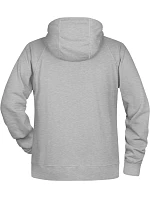 Pánská raglánová mikina s kapucí 02. grey heather model 22435140 - Daiber