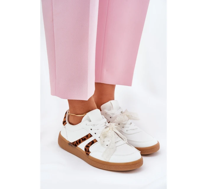 Nízké Dámské Tenisky S Krajkou Panthera Bílé Zielle