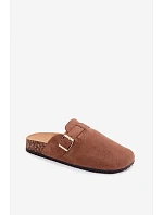 Dámské chodaki na platformě s přezkou Camel Selio Dámské chodaki na platformě s přezkou Camel Selio