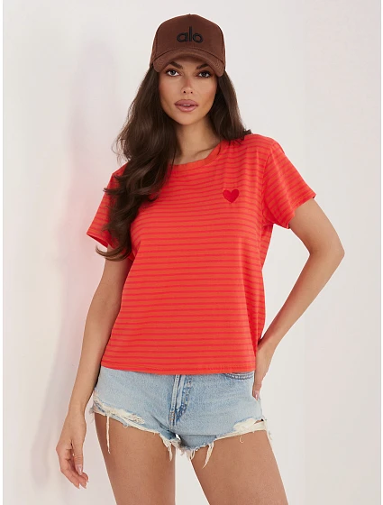 T shirt IT TS model 22076864 fluo różowy - FPrice T shirt IT TS model 22076864 fluo różowy - FPrice