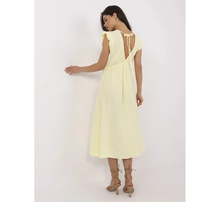 Sukienka MI SK model 21133008 jasny żółty - FPrice