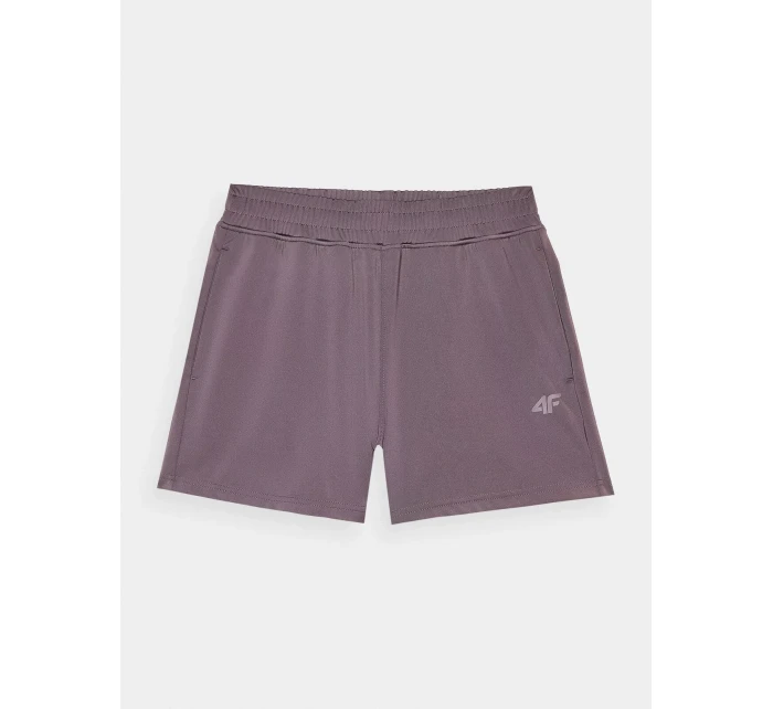 Dámské sportovní rychleschnoucí šortky 4F - světle hnědé