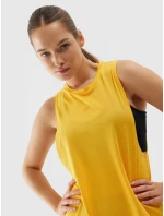 Dámské sportovní rychleschnoucí top loose 4F - oranžový Dámské sportovní rychleschnoucí top loose 4F - oranžový