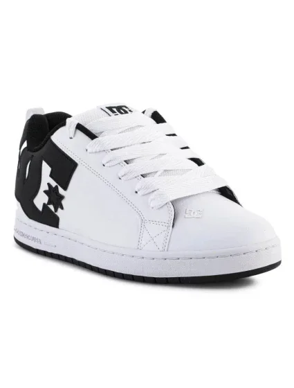 Pánské sportovní boty Court Graffik M 300529 Bílá s černou - DC Pánské sportovní boty Court Graffik M 300529 Bílá s černou - DC