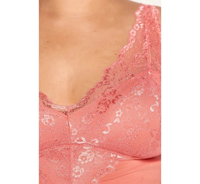 Dámská noční košile Viviane Terakota morela - Babella