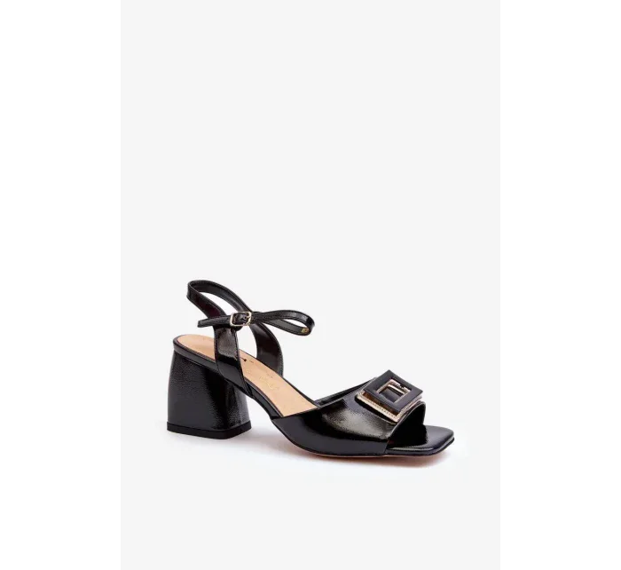 Sandály na podpatku model 196646 Step in style Sandály na podpatku model 196646 Step in style